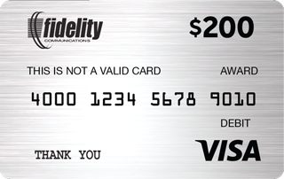 Fidelity Visa Card
